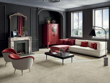 GRUNGE - TAUPE - Laminated stoneware wall/floor tiles with concrete effect by COTTO D'ESTE - view 2